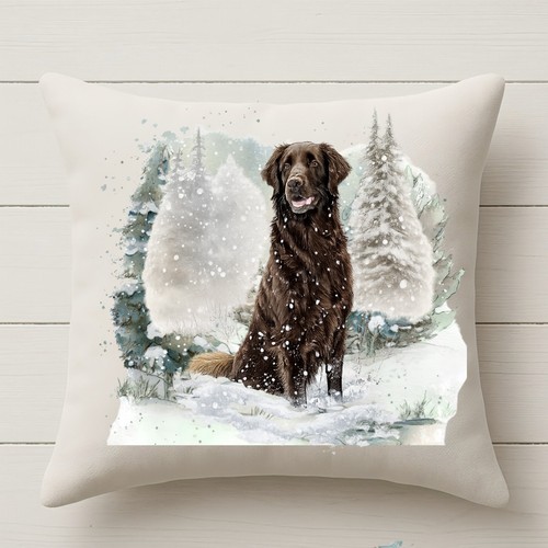 Flat coated retriever dog - flat,