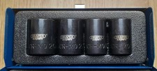 Draper 4PC IMP.WHEEL NUT SOCKET SET 34032 1/2" Sq. Dr. Locking Wheel Nut Set (4