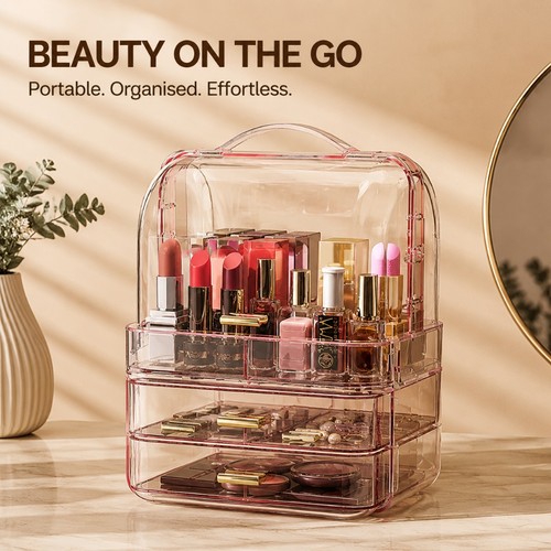Portable make storage box - box, 3