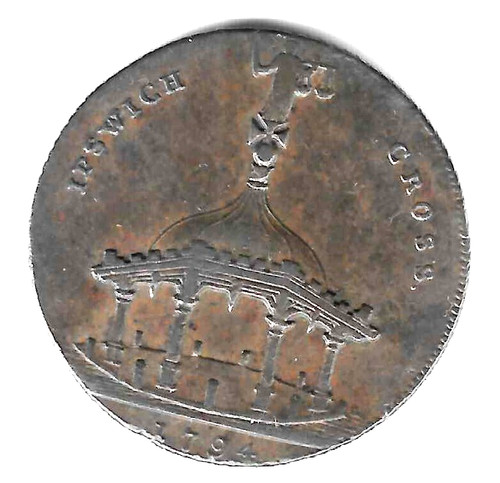 1794 token ipswich suffolk - token,