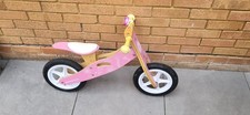 Schwinn Girls Wooden Balance Bike Age 3-4 Pink 