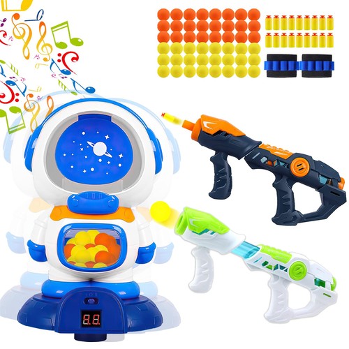 Space robot shooting gun game - robot,
