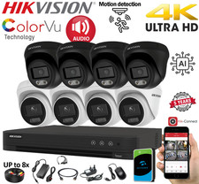 HIKVISION 8MP 4K COLORVU CCTV