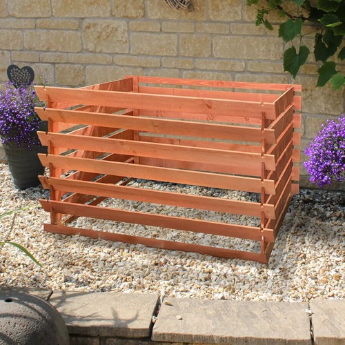 660l compost bin - bin, wooden