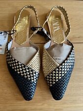 ZARA Flat Slingback Shoes