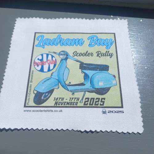 Scooter rally patch ladram bay - scooter,
