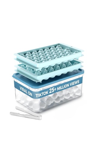 Tray ice round cubes - round,