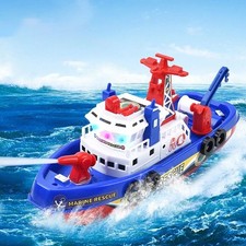 Realistic Cruise Ship Toy Flashing Light Electric Boat Toy Electric Ship Toy