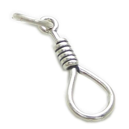 Hangmans noose sterling silver - noose,