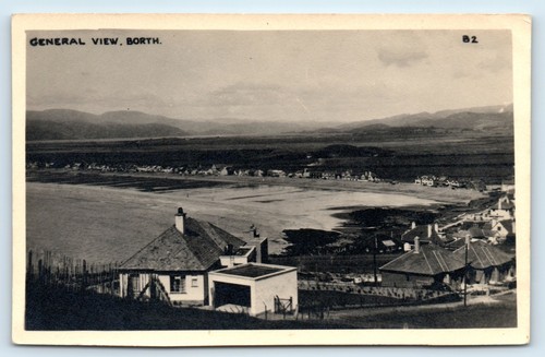 Postcard borth general - -,