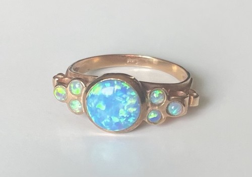 14k rose gold synthetic - 14k,