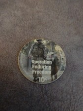 Operation Enduring Freedom AAFES/Naafi 10 cent Token  Afghanistan Gereshk 2007
