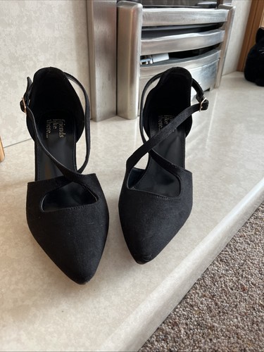 Women 3inch high heel black - high,