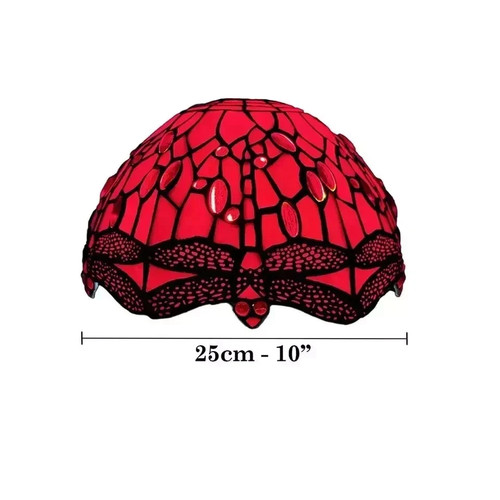 Tiffany style inch stained - style, 10-inch