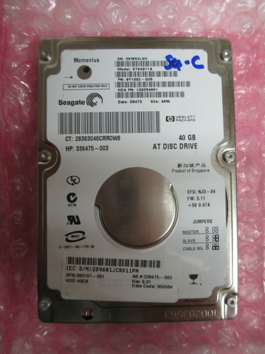 Seagate 40gb ide - ide, pata
