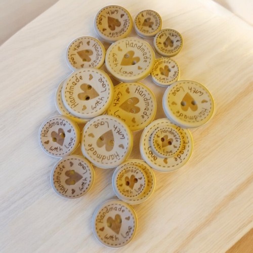 Handmade with love - with, wooden