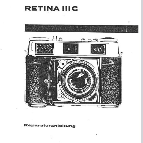Kamera kodak retina iii - kamera, c