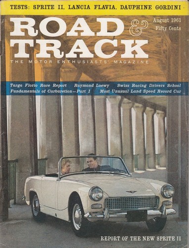 Road track august 1961 - track,
