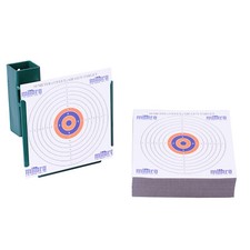 17cm TARGET HOLDER & 100 TARGETS Funnel Pellet Trap Catcher Airgun Air Gun Rifle