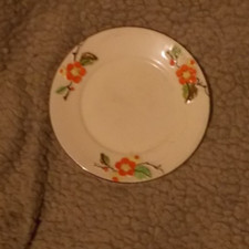 TF&S Ltd Phoenix Ware - Blossom - Saucer- Raised Pattern- Art Deco