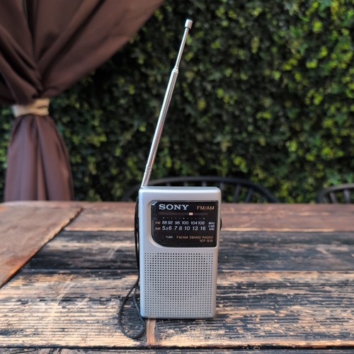 Sony icf s10 portable - sony, pocket
