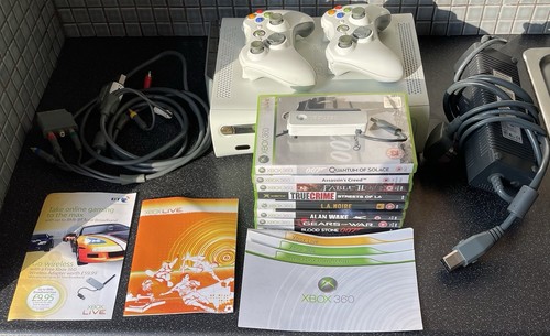 Microsoft white xbox 360 - microsoft,