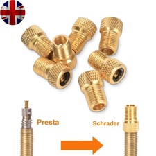 2 X Brass Adaptor Presta to