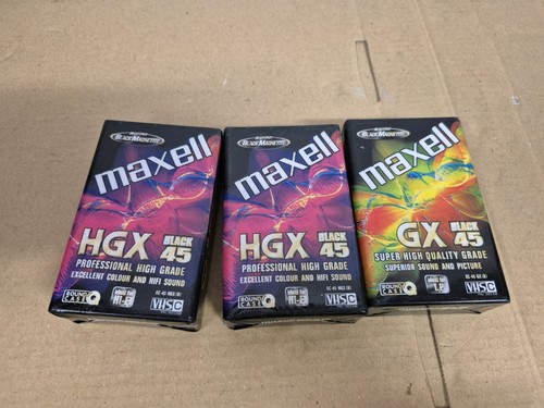 Maxell black vhs c - black, vhs-c