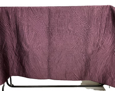 Marks & Spencer Double Bedspread Quilted Striped Throw Large 8ftx8ft Plum Colour