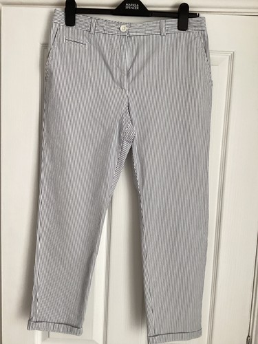 Ladies chinos white - m&s,