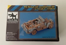 Black Dog M3 Scout car accessories set 1/72 cat no: T72074