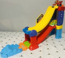 Toot Toot Drivers 3 in 1 Raceway With 2x Official Racer Cars: Red & Green, Vtech