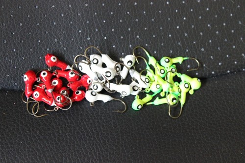 Weighted jig head - weighted, hooks