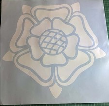 Yorkshire Rose Decal, Camper