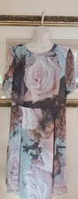 Kaliko Lined Florals  Occasion Dress Size 14 so pretty 