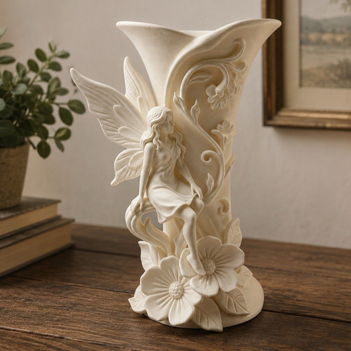 White fairy floral - &,