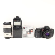 Minolta Dynax 9xi Full Kit 50mm F/1.7 / 75-300mm Zoom Flash -VM-