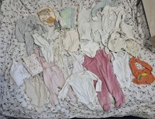 Bundles Of Baby Girl Clothes 0-6months With Bibs & Muslins Squares