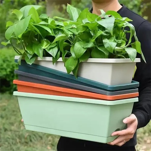 5pcs rectangular planters - rectangular,