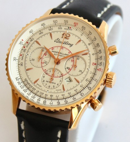 Breitling watch solid gold - solid,