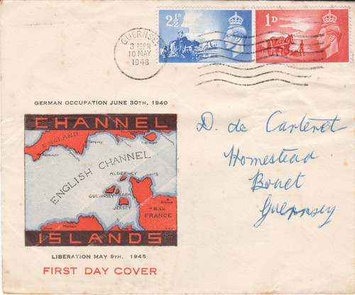 Channel islands fdc to - c1, c2