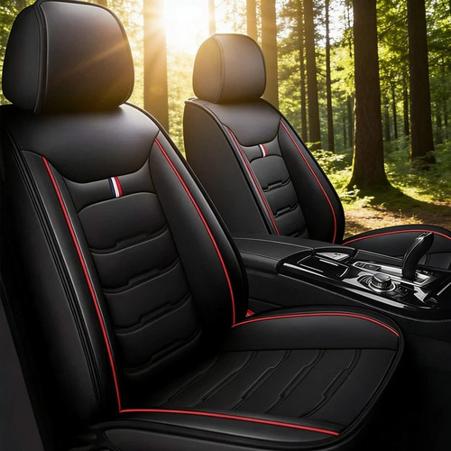 Black leather seat - pu,