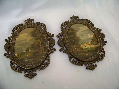 Miniature oil paintings on - pr,