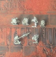 WFB Orcs & Goblins Squig Herd w Bagpipes metal