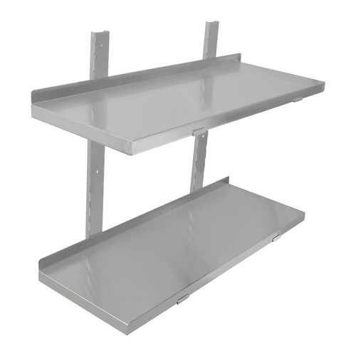 Stainless steel wall shelf - shelf, x