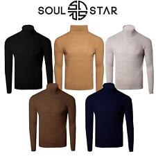 Men's High Neck Jumper Knitted