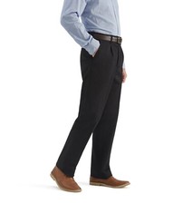 Mens Cotton Stretch Pleated
