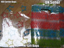 100x CLEAR PLASTIC STARS