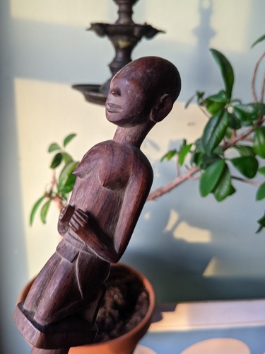 Kamba tribal wooden spoon - kamba,
