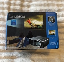 ExcelVan LED Projector LCD Image System Cinema Experience Movies Games dvd 